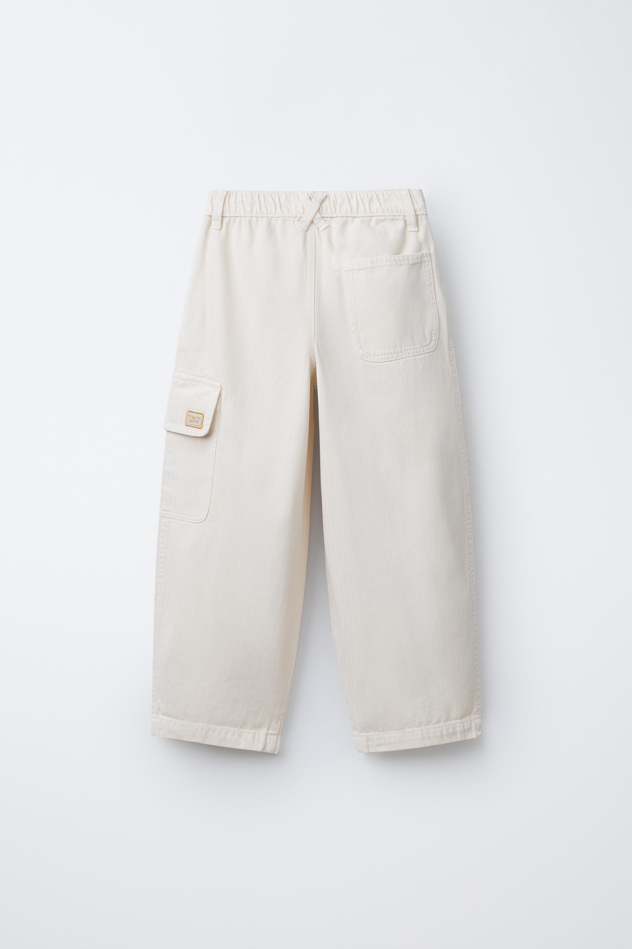 PANTALON CARGO À CHEVRON